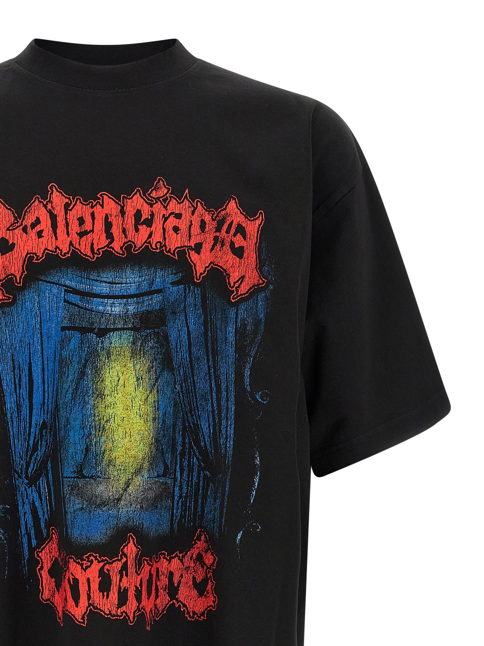 Black Cotton T-Shirt