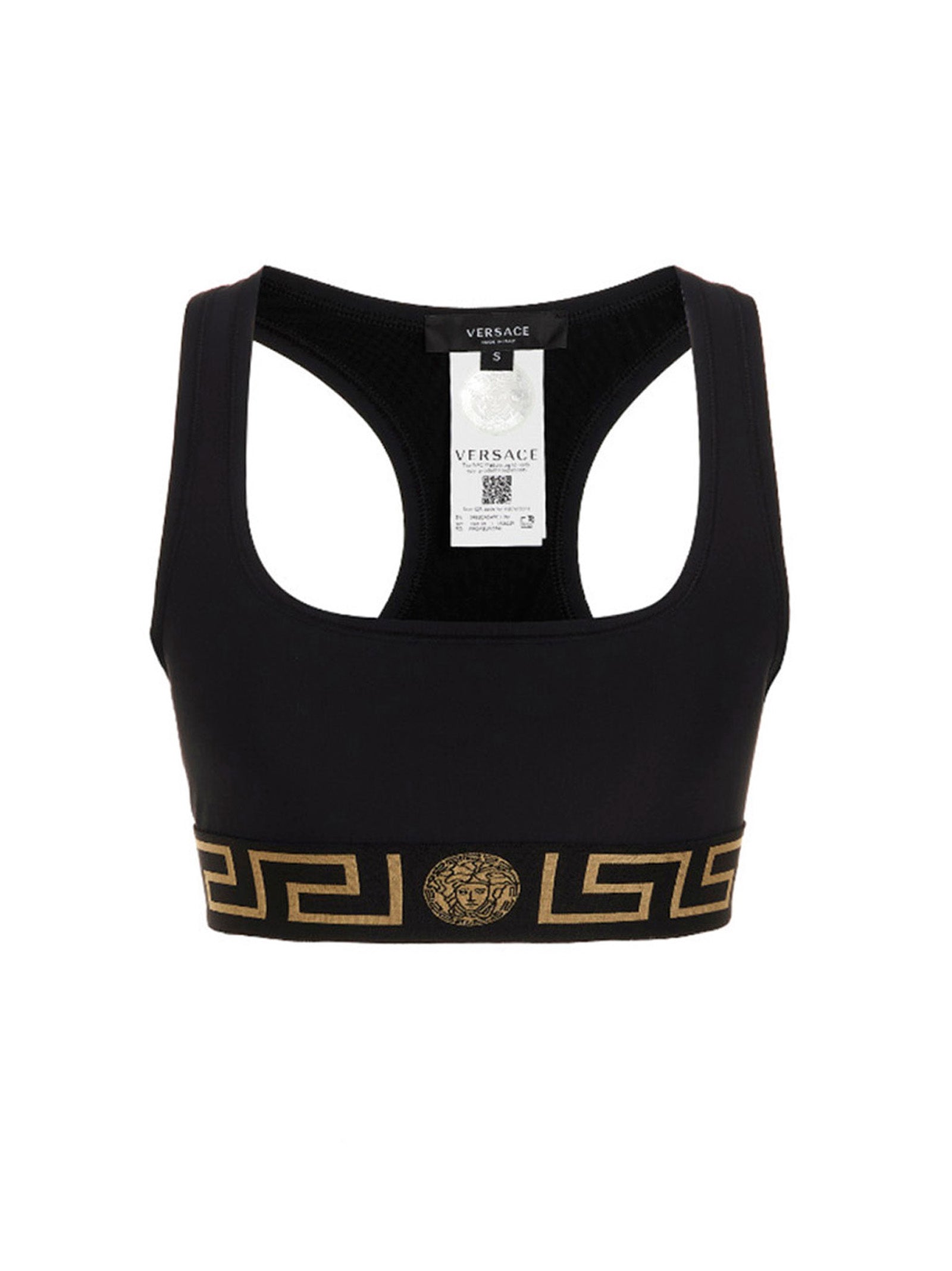 Black Polyamide Sport Bra