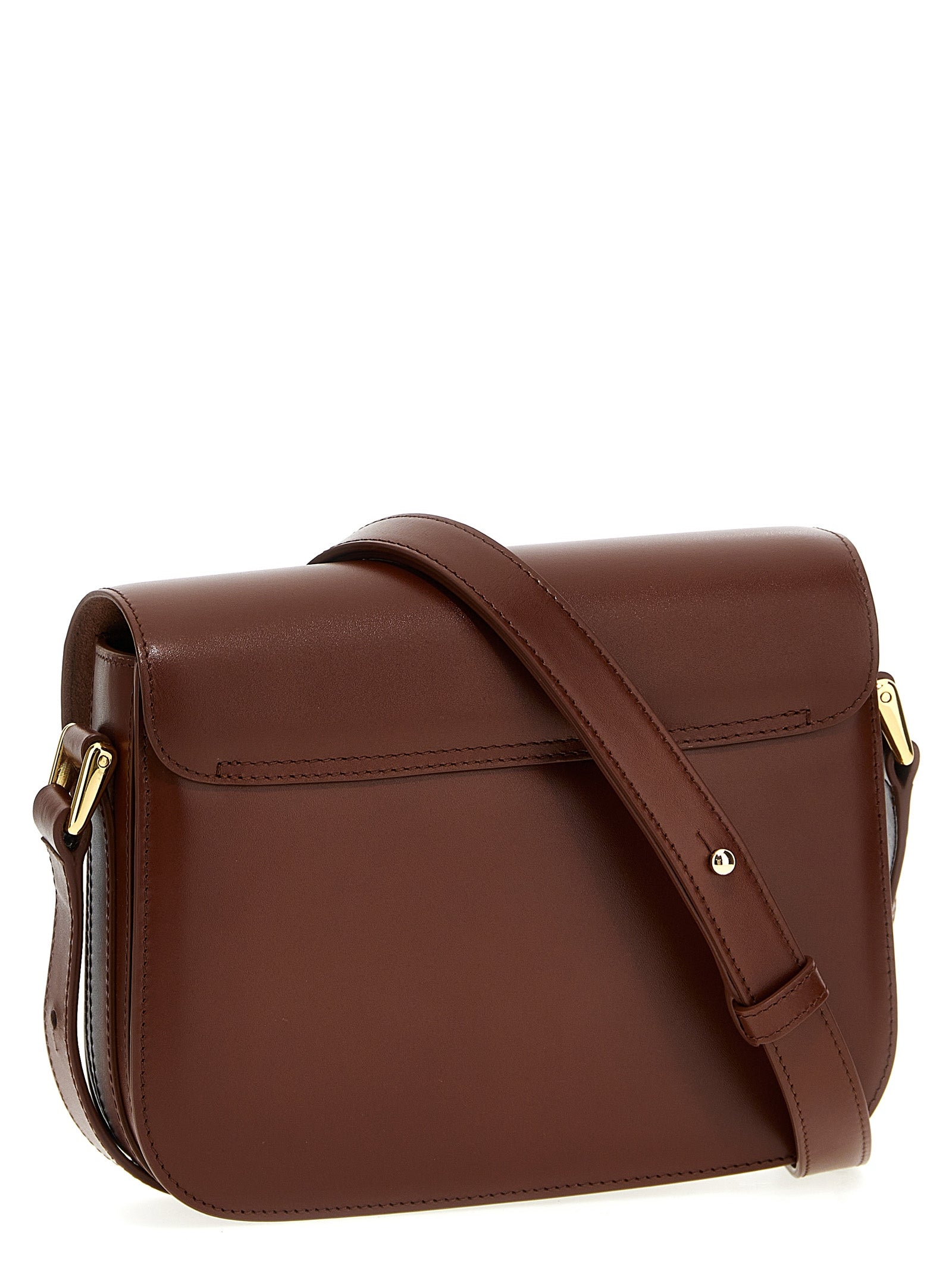 Brown Cowhide Crossbody Bag