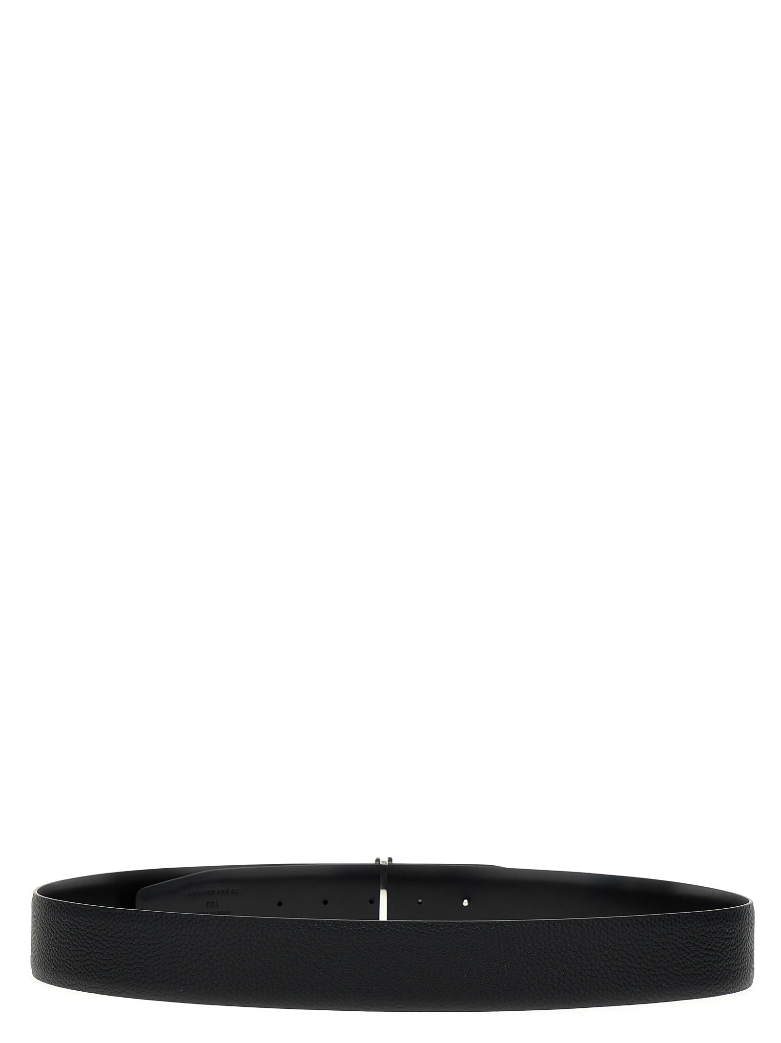 Cinturón regular de piel de becerro negra Tom Ford