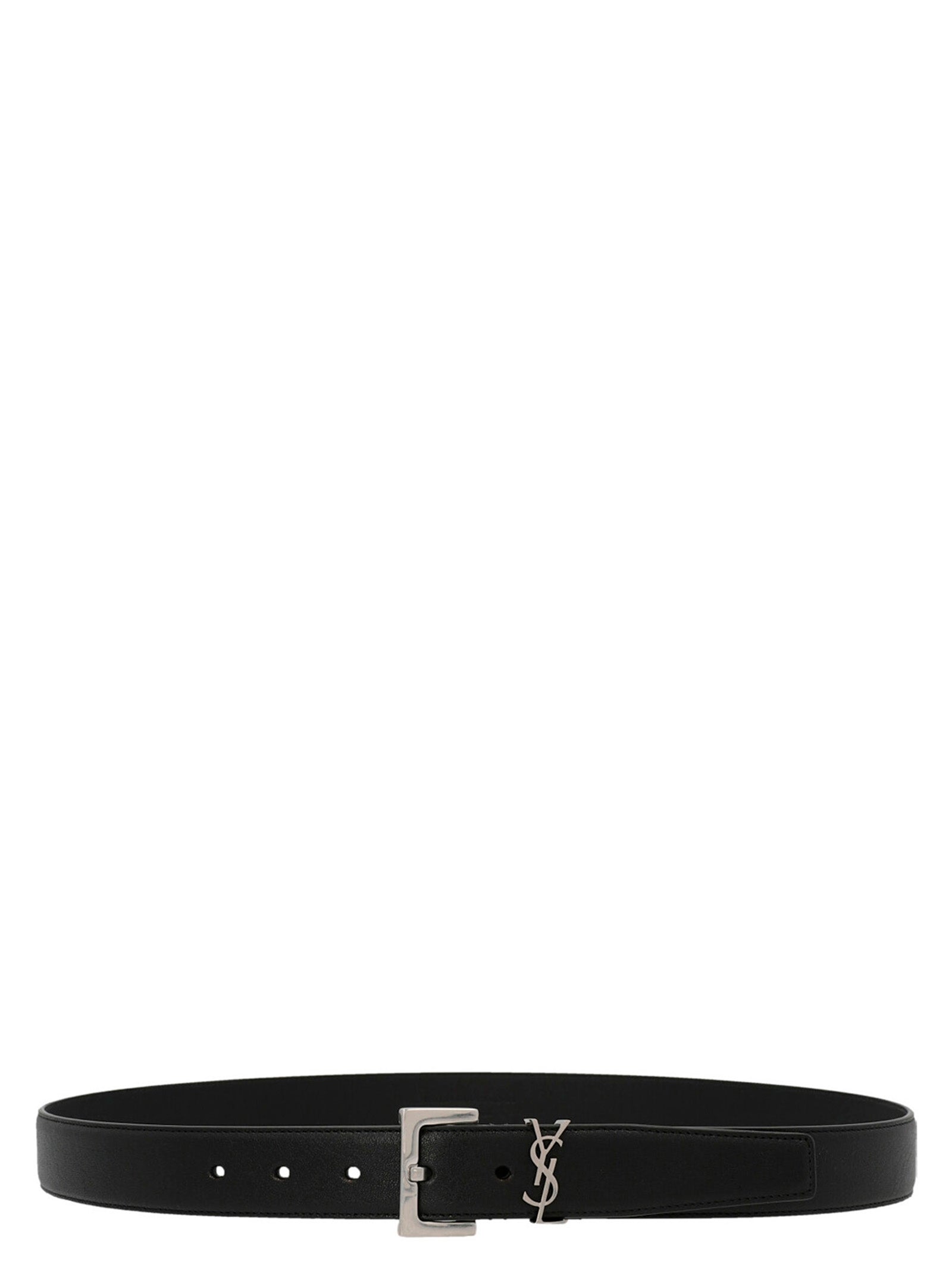 Black Calfskin Regular Belt