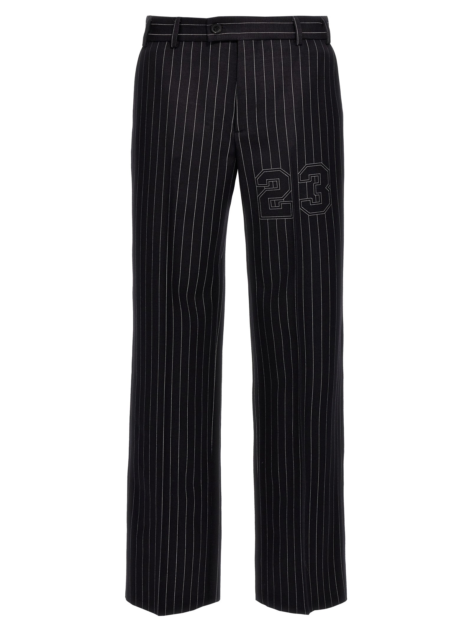 Blue Wool Dress Pants
