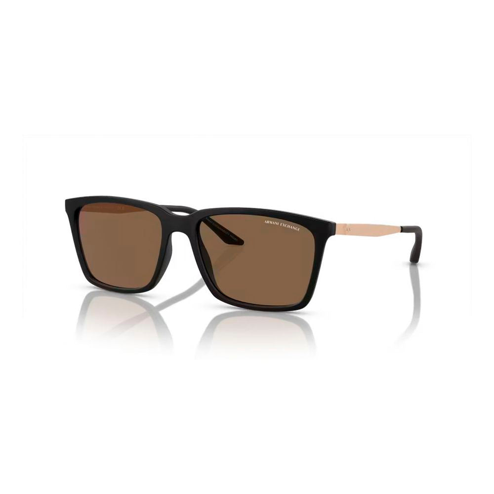 Armani Exchange svarte injected-solbriller