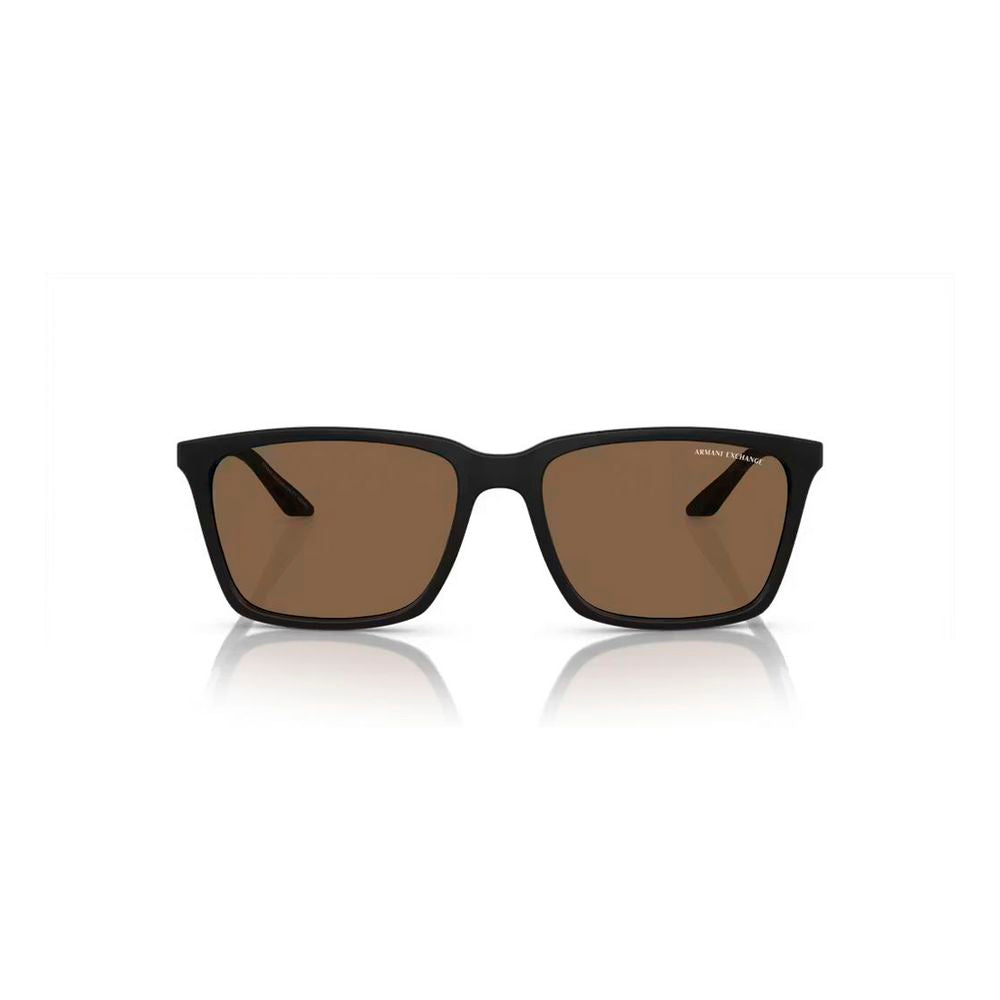 Armani Exchange svarte injected-solbriller