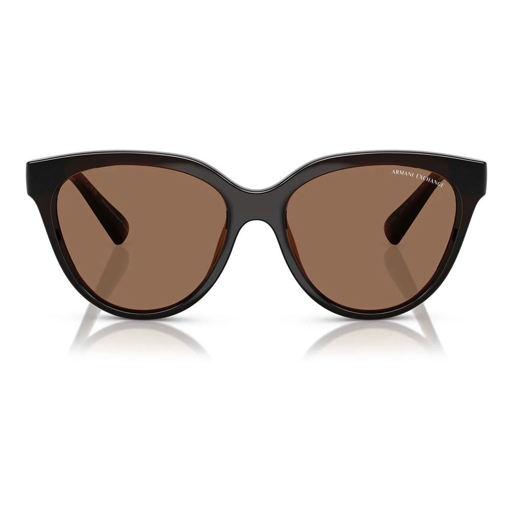 Armani Exchange brune, sprøytestøpte solbriller