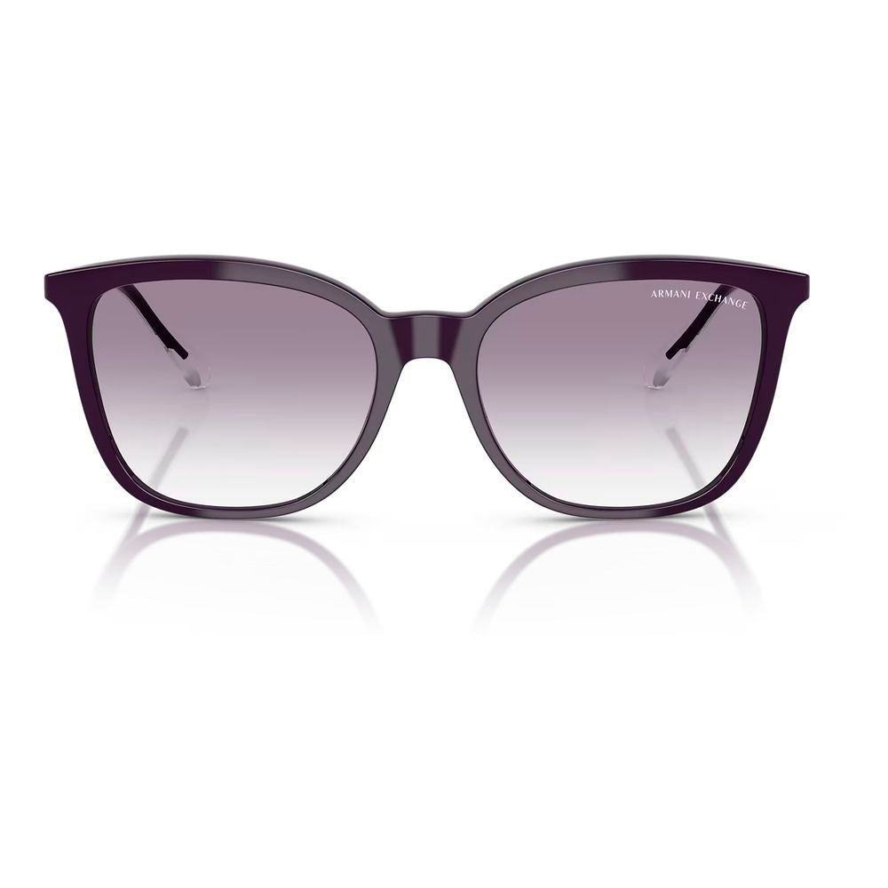 Armani Exchange lilla solbriller i plast