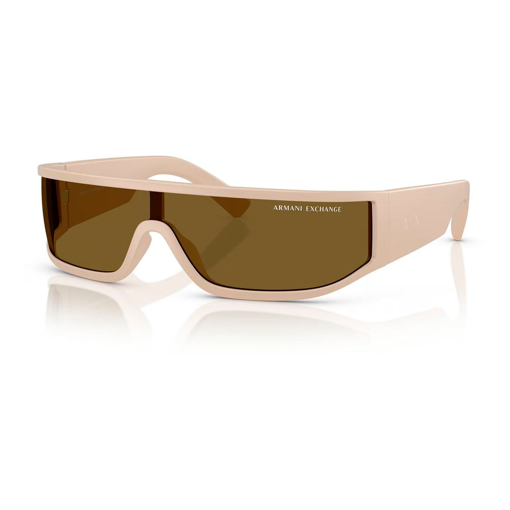Armani Exchange beige injected solbriller