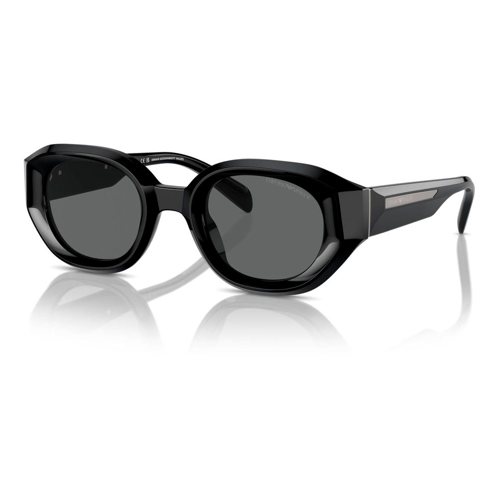 Emporio Armani solbriller i svart acetat