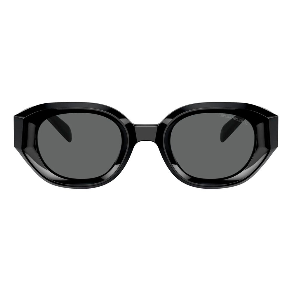 Emporio Armani solbriller i svart acetat