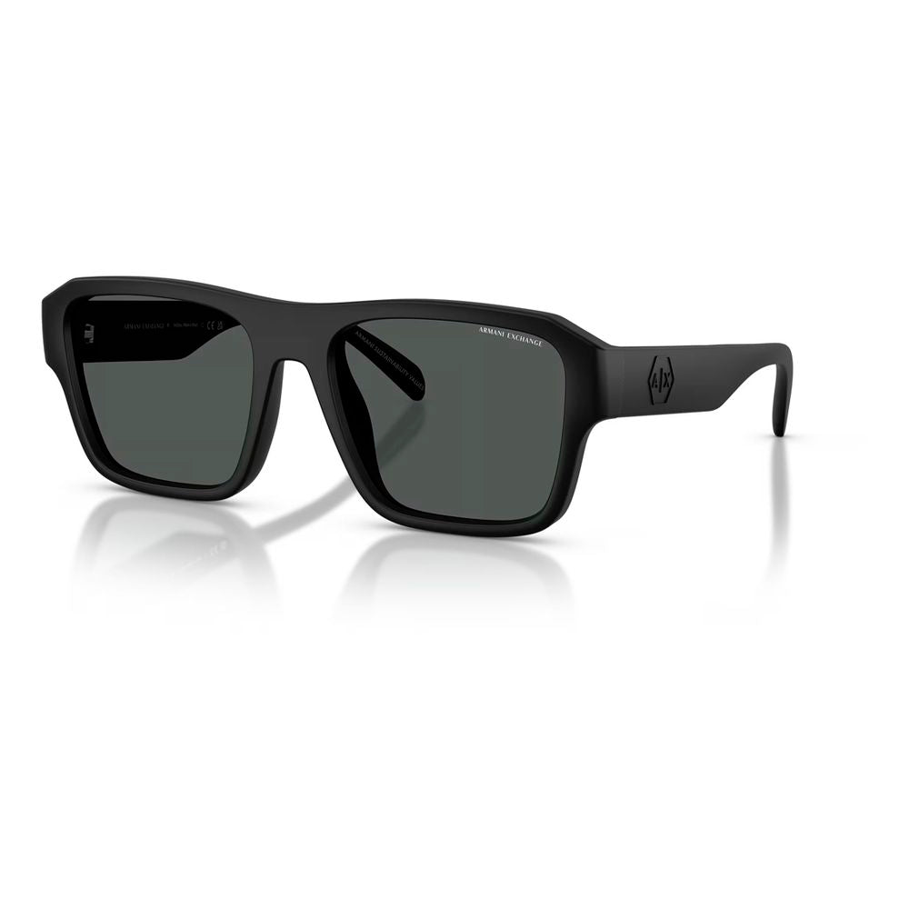 Armani Exchange brune, sprøytestøpte solbriller
