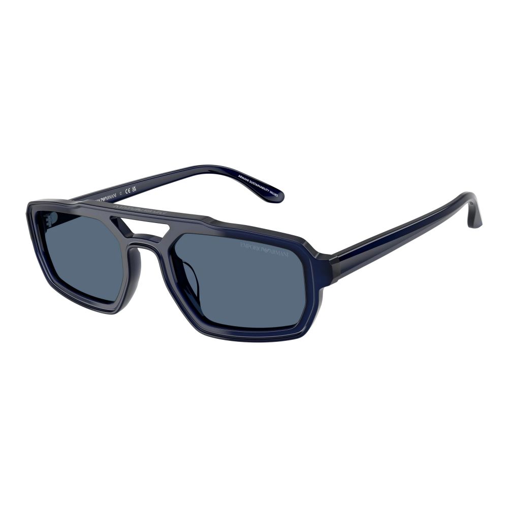 Emporio Armani solbriller i blå acetat