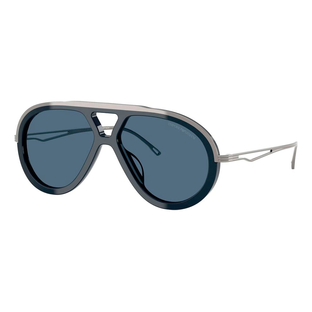 Emporio Armani solbriller i blått acetat