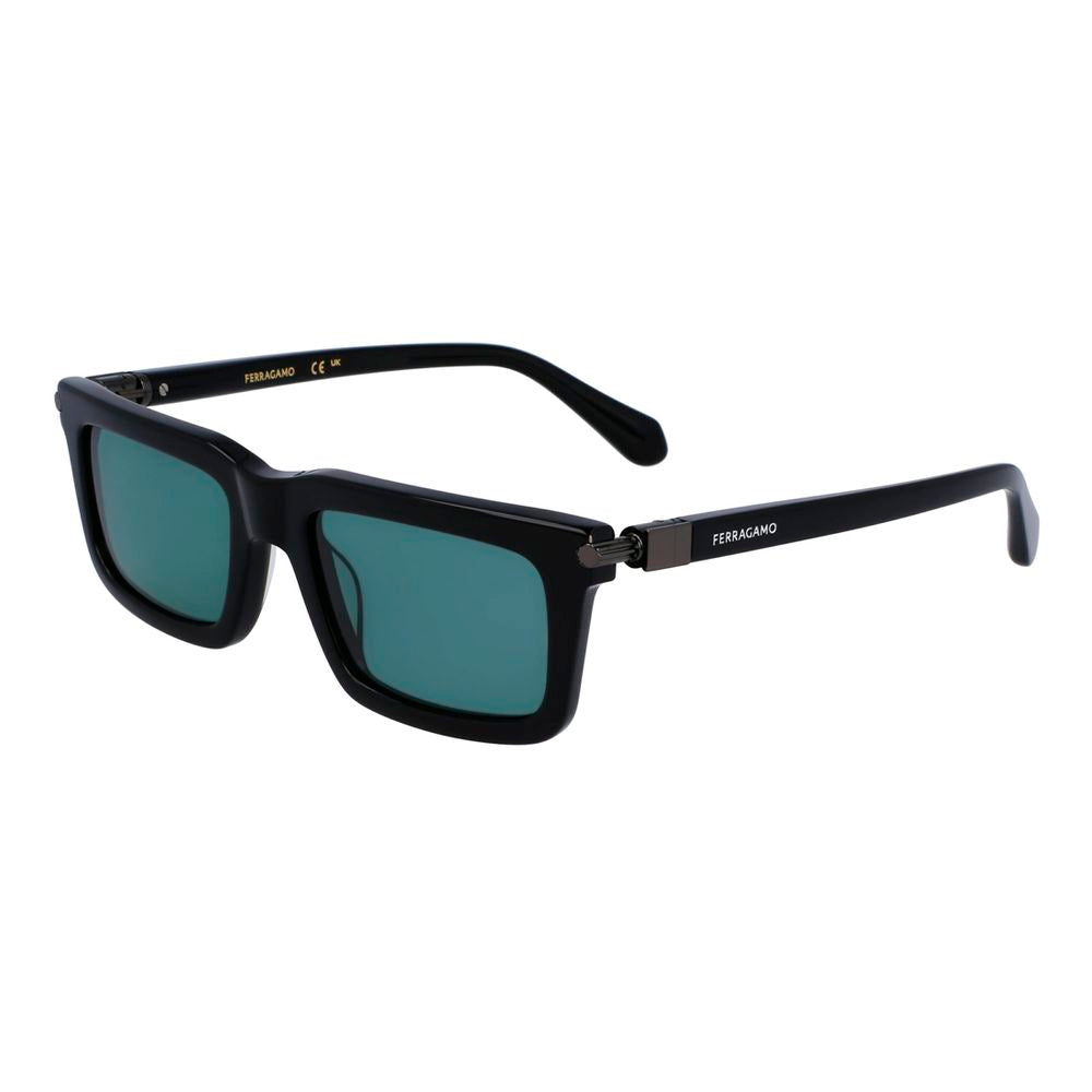 Ferragamo Svarte solbriller i acetat