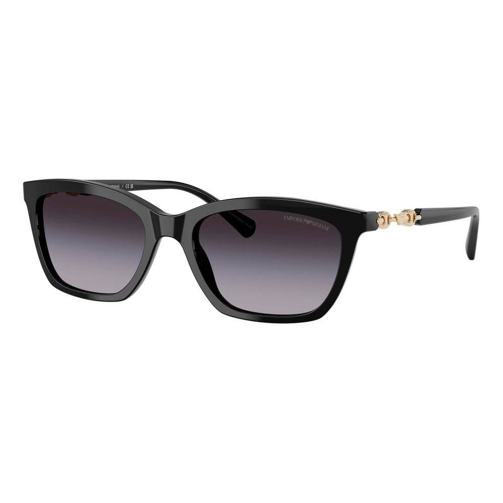 Emporio Armani solbriller i svart acetat