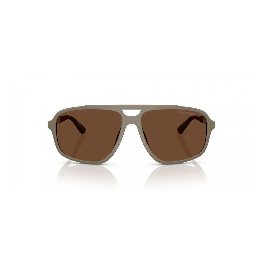 Emporio Armani Beige solbriller i plast