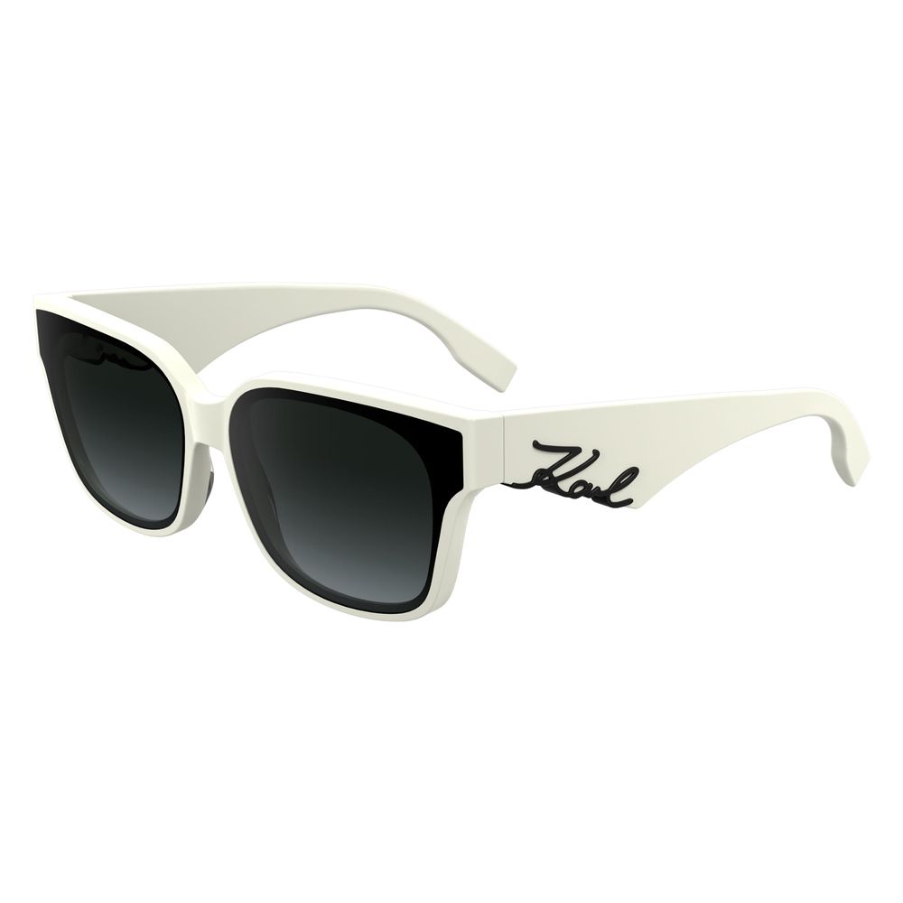 Karl Lagerfeld Solbriller i hvitt acetat
