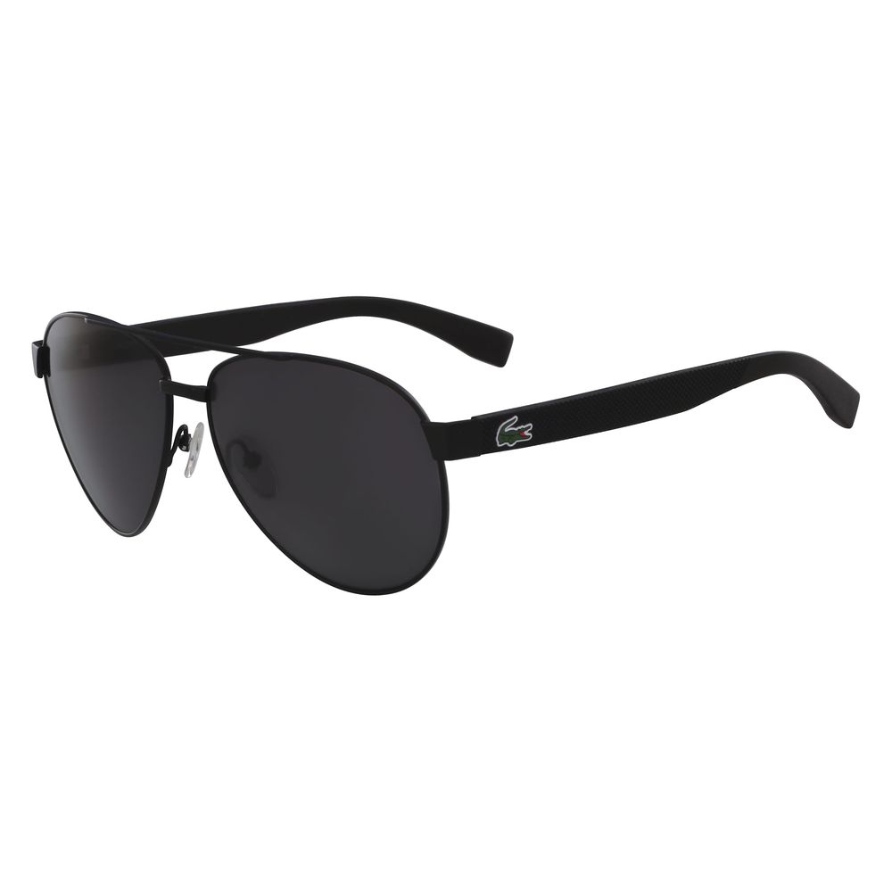 Lacoste Svarte Solbriller i Metall