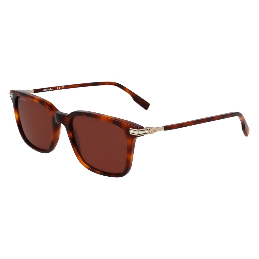 Lacoste solbriller i brunt acetat