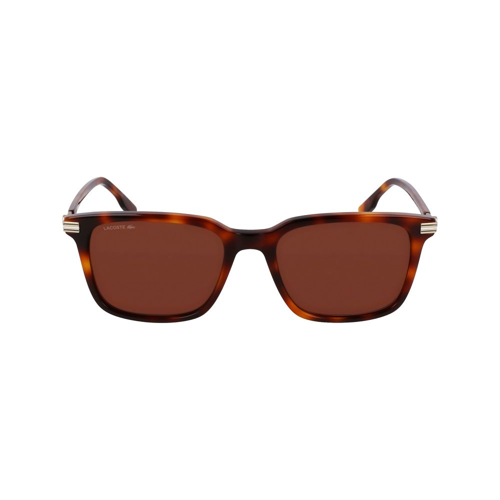 Lacoste solbriller i brunt acetat