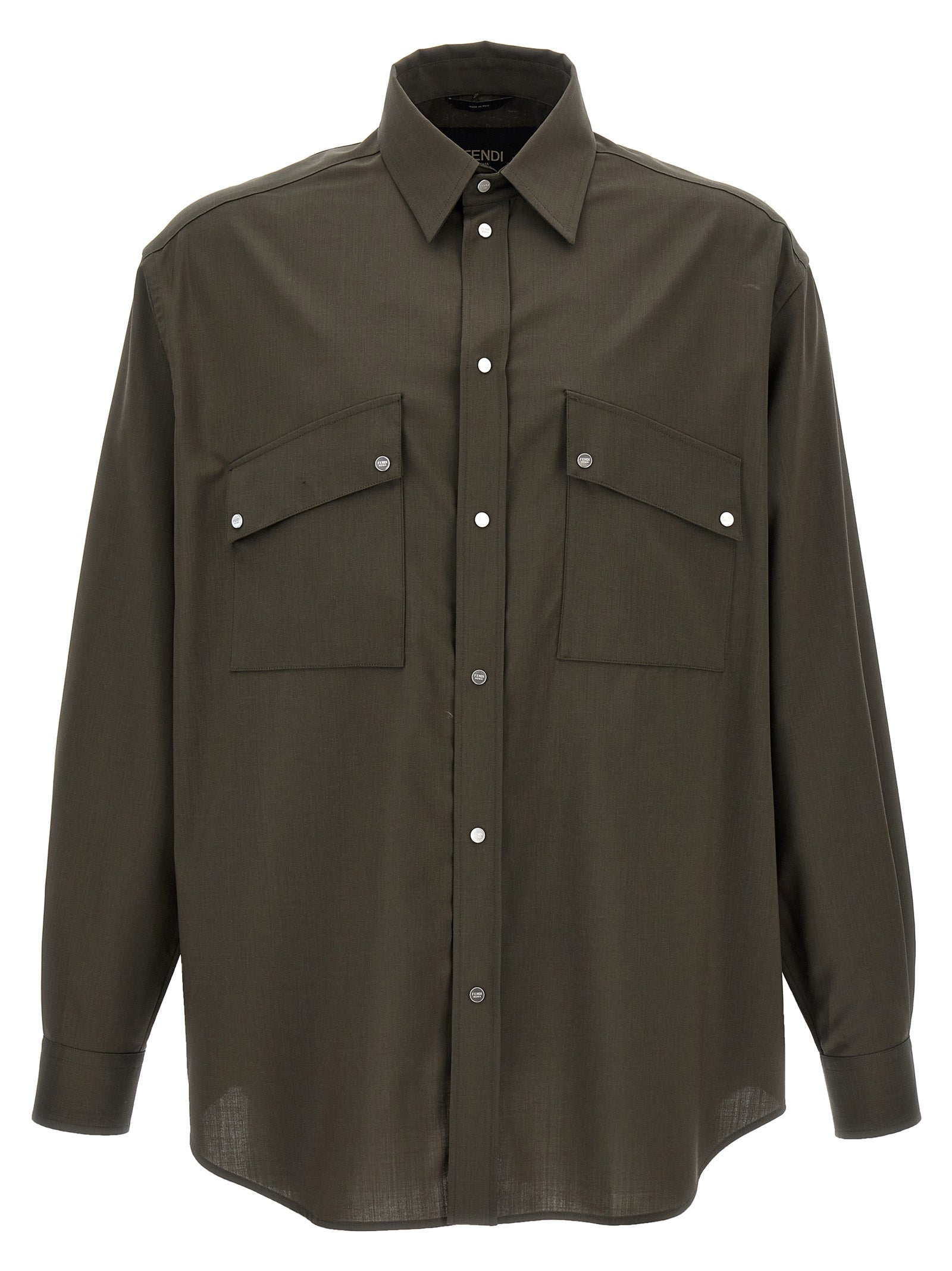 Bicolor Wool Blouse