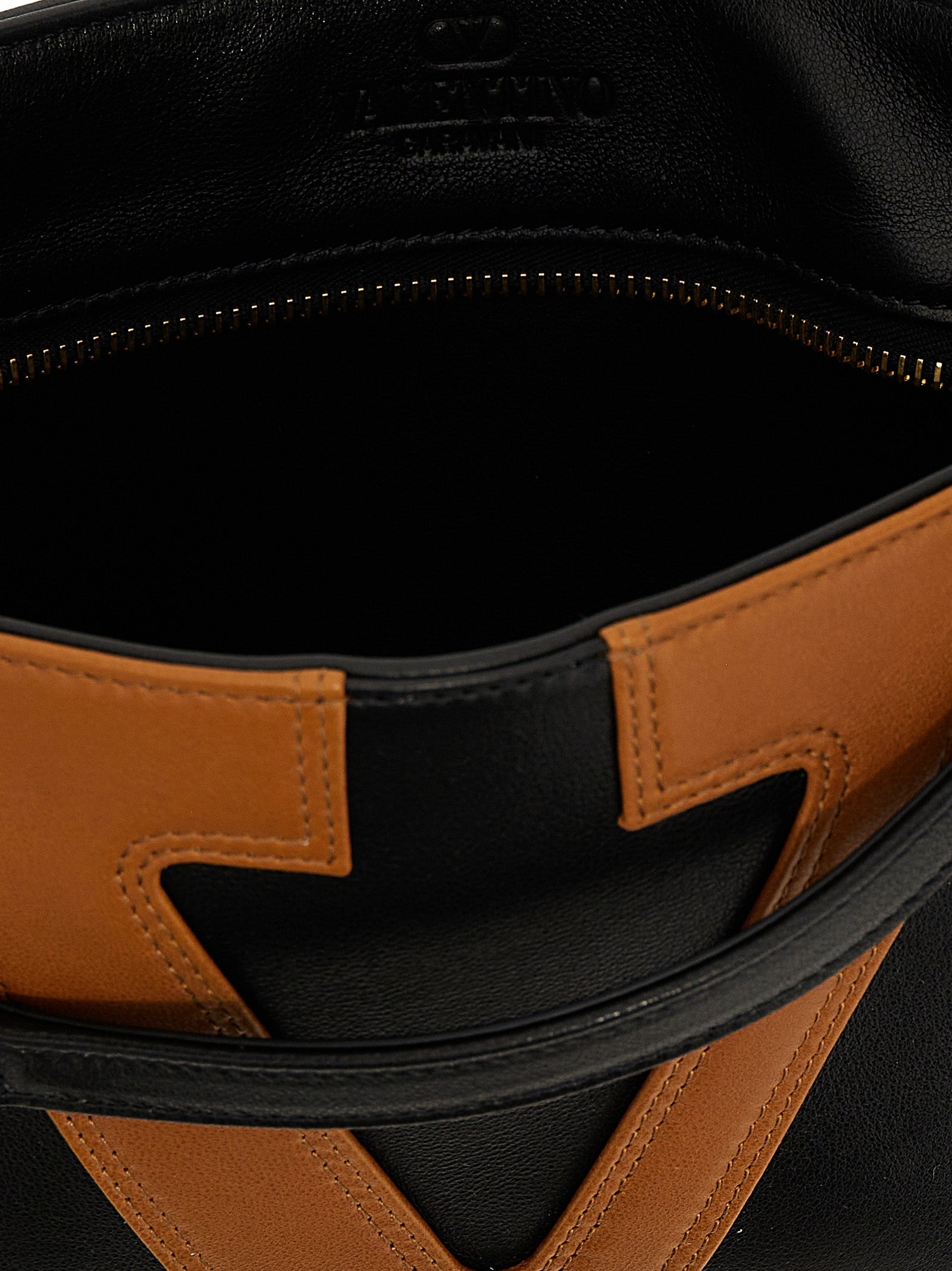 Multicolor Lamb Leather Tote Bag