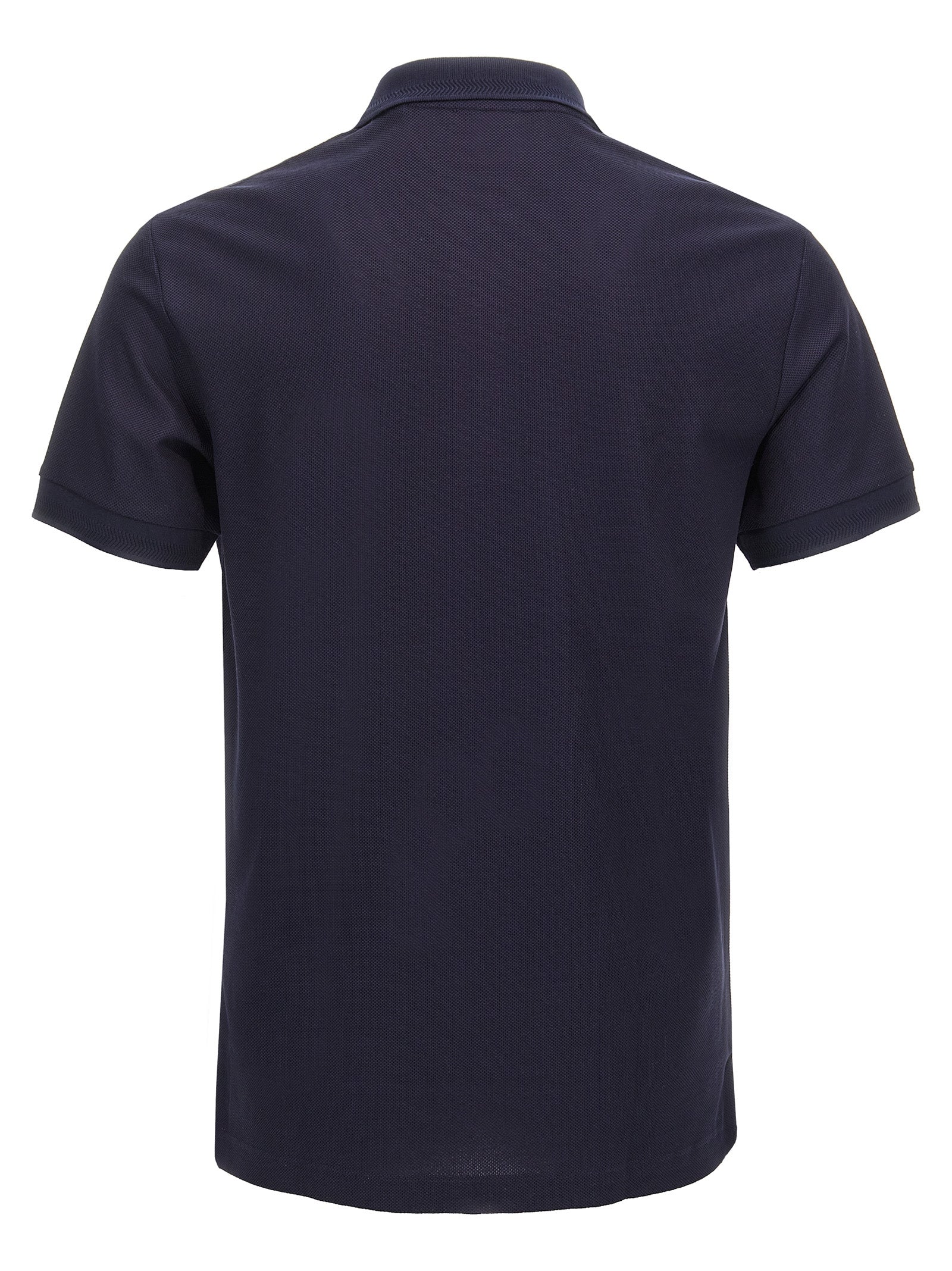 Blue Cotton Polo Shirt