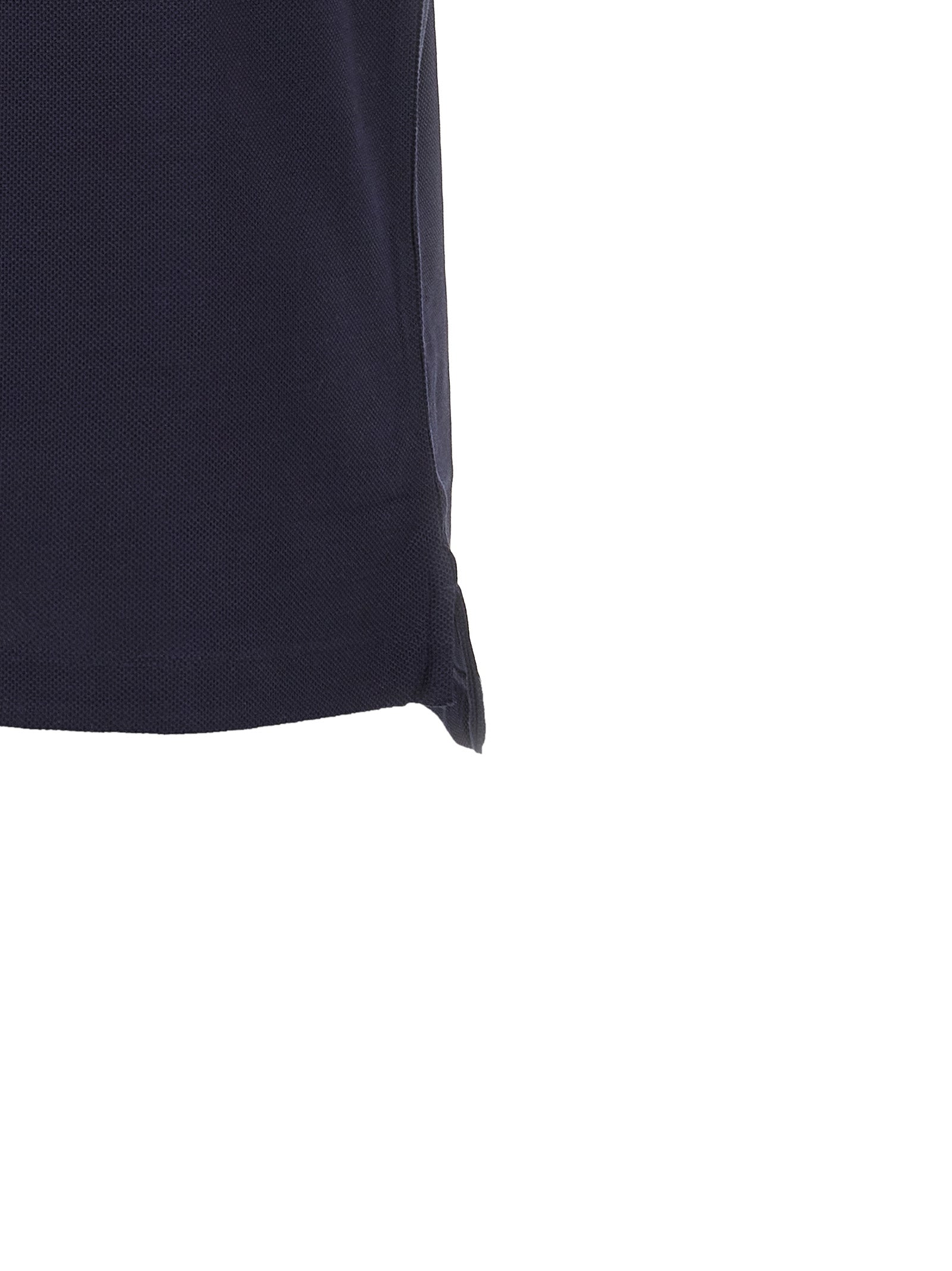 Blue Cotton Polo Shirt