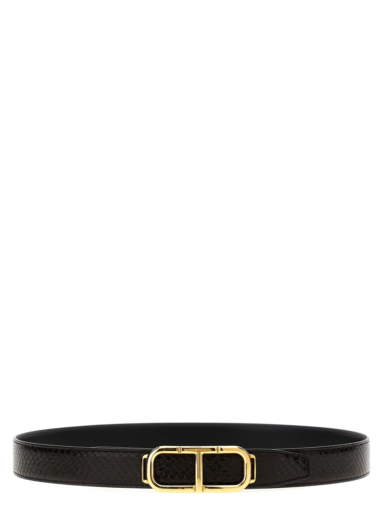 Cinturón regular de cuero multicolor Tom Ford