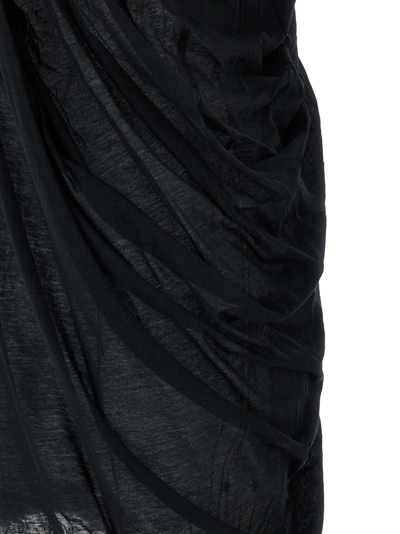 Black Cotton Casual Dress