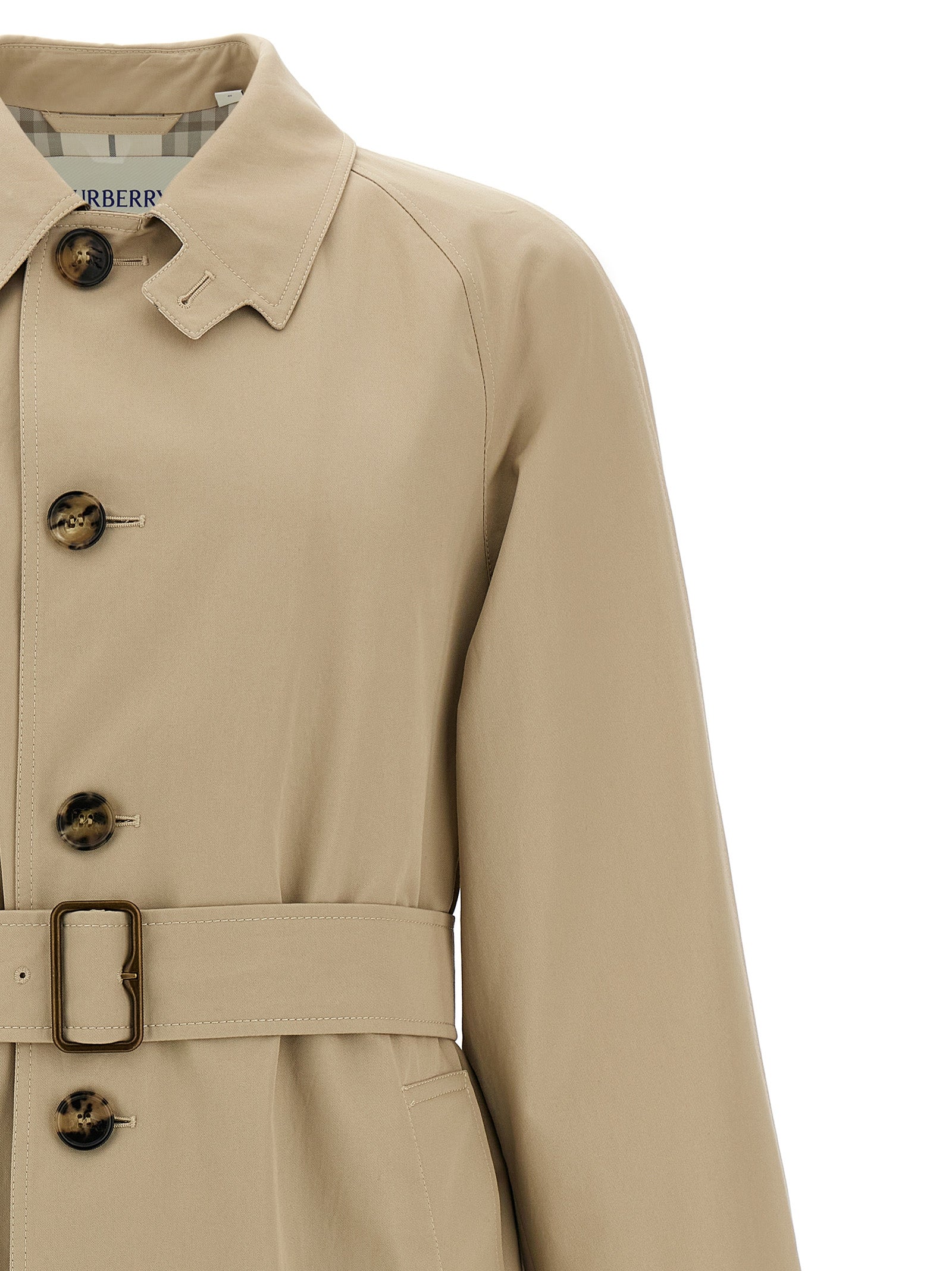 Beige Cotton Coat