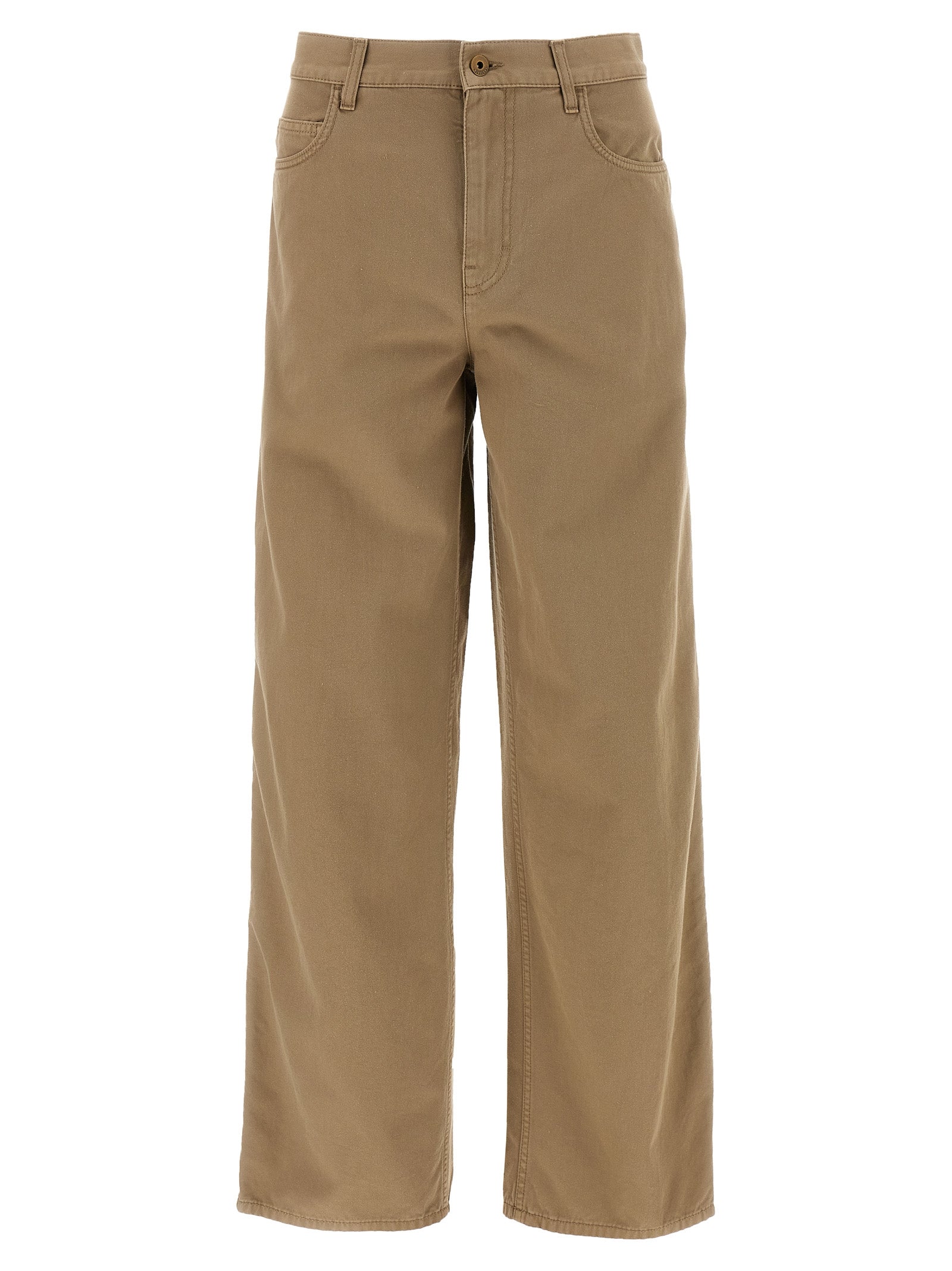 Burberry Beige Casualbukser i bomull