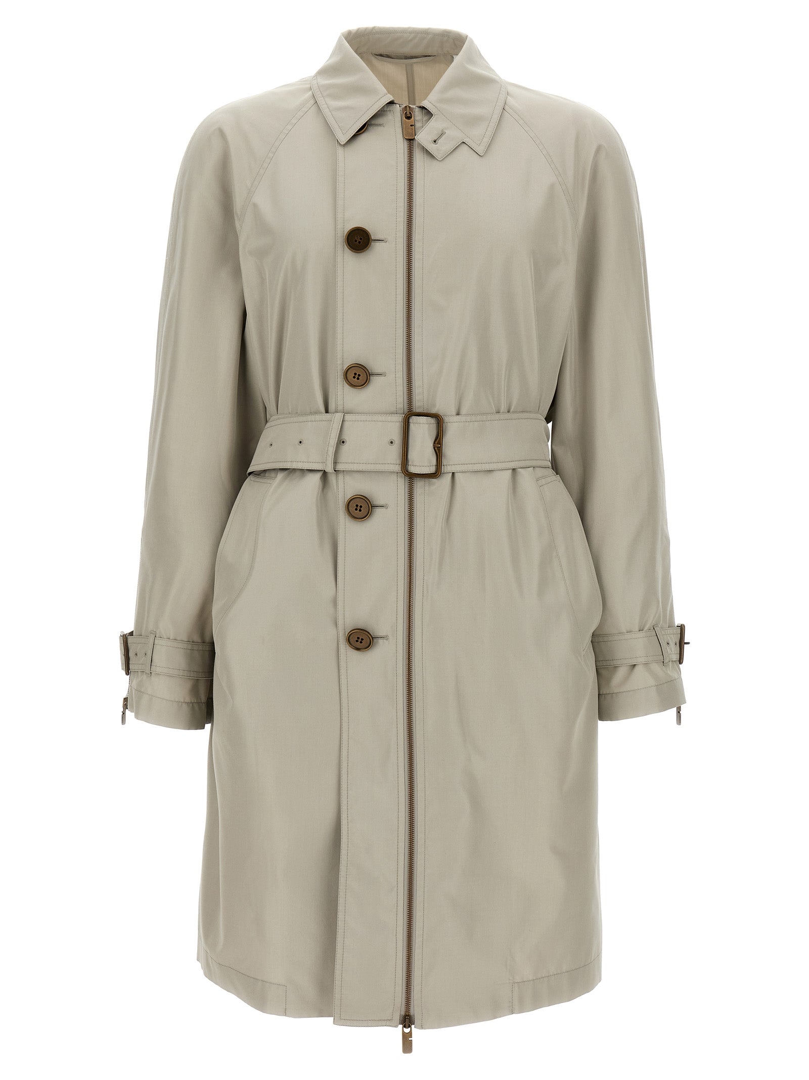 Gray Satin Coat