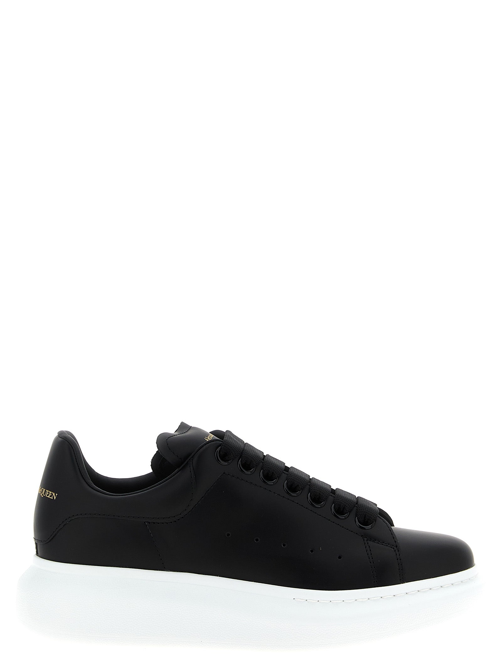 Bicolor Bovine Leather Low Top Sneakers