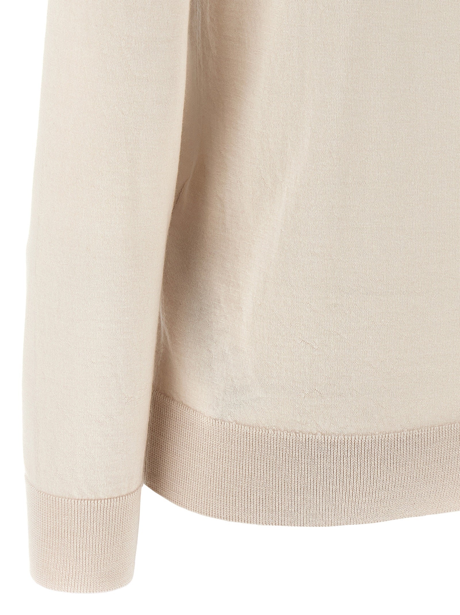 Beige Cashmere Polo Shirt
