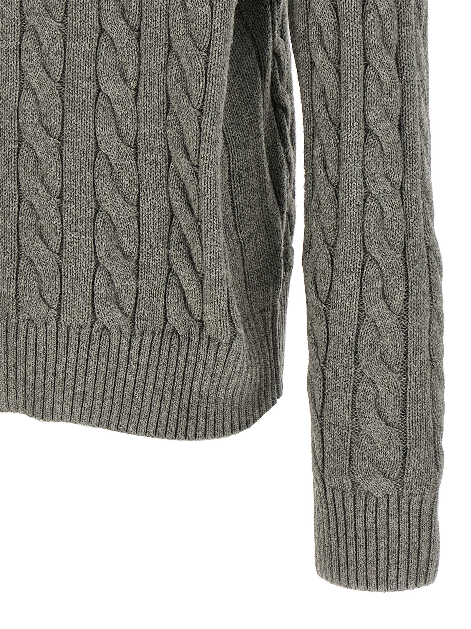 Gray Cotton Cardigan