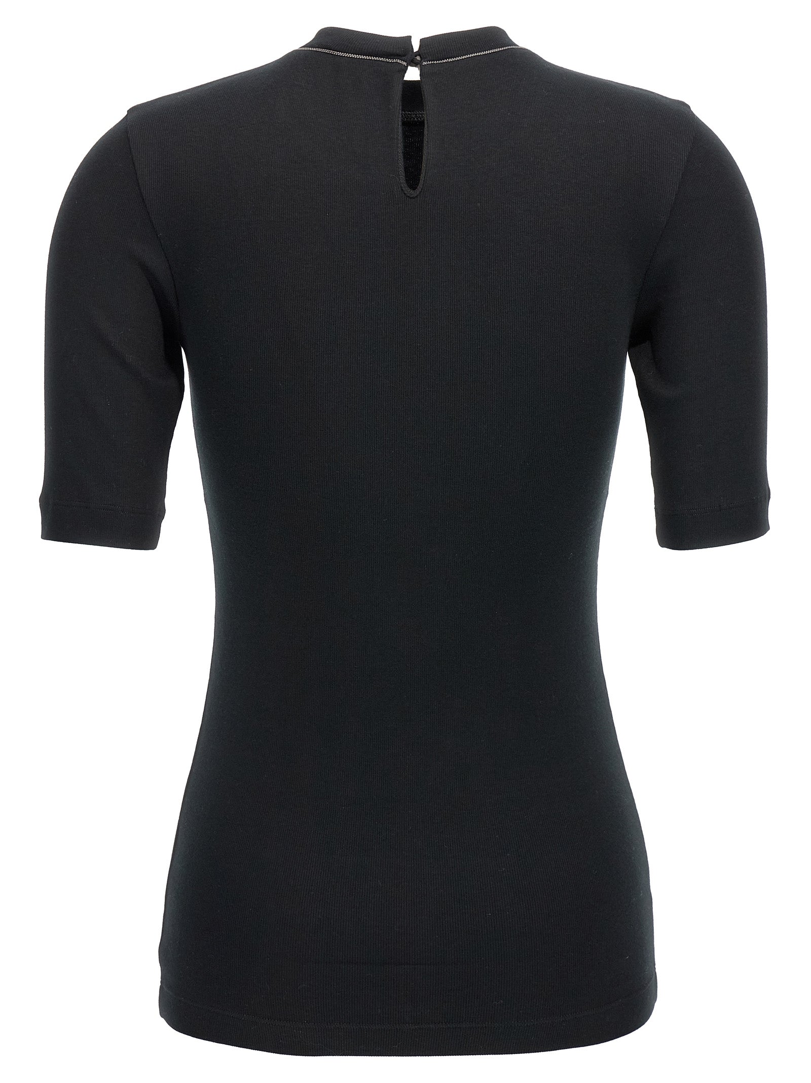 Black Cotton T-Shirt