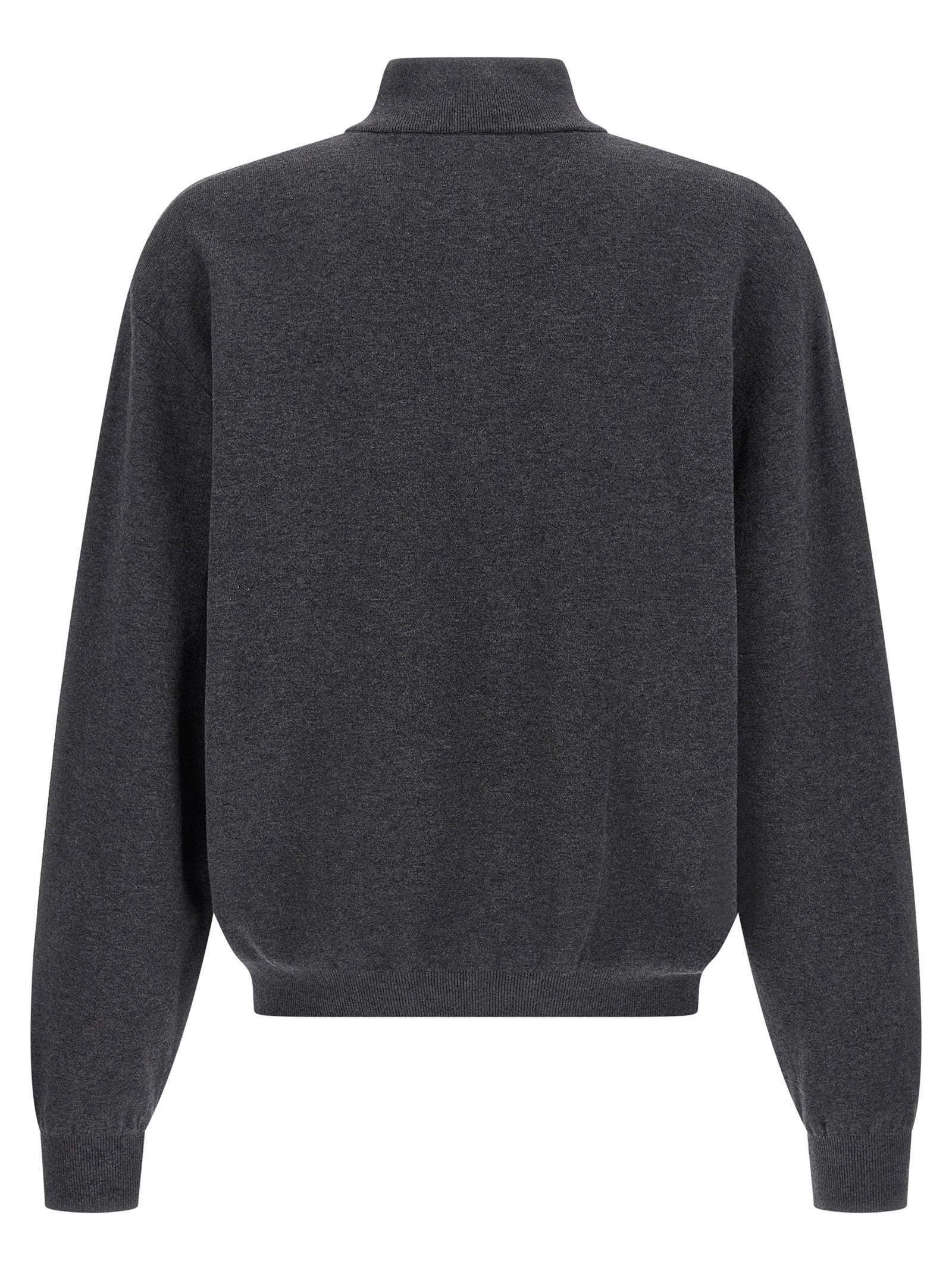 Gray Cotton Cardigan
