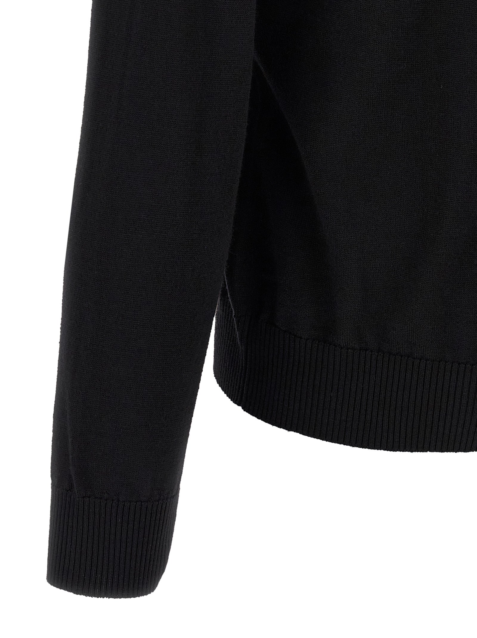 Fendi sort cardigan i ren jomfruull