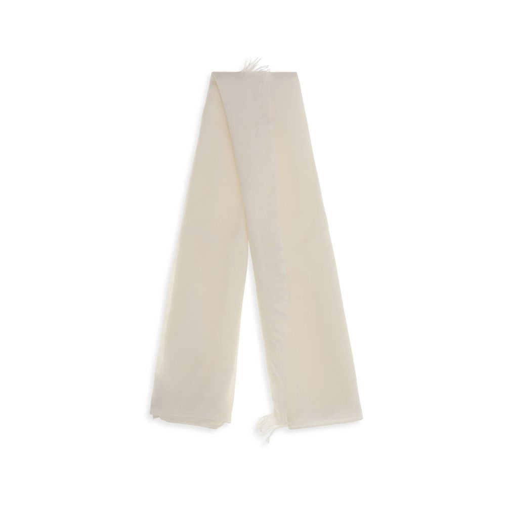 Foulard de Cachemir Blanco Brunello Cucinelli