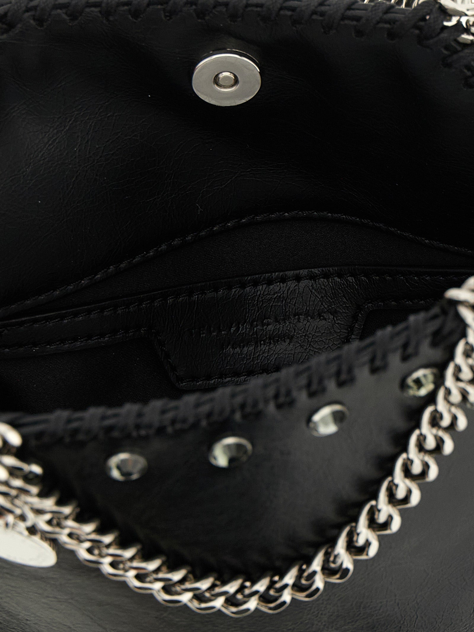 Black Polyester Handbag
