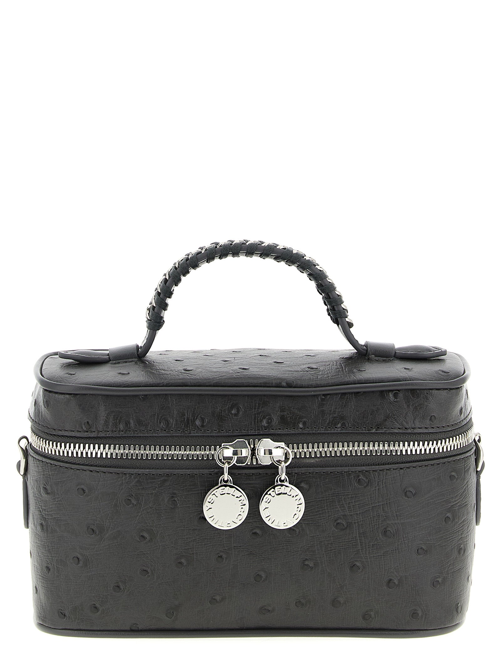 Black Polyester Crossbody Bag