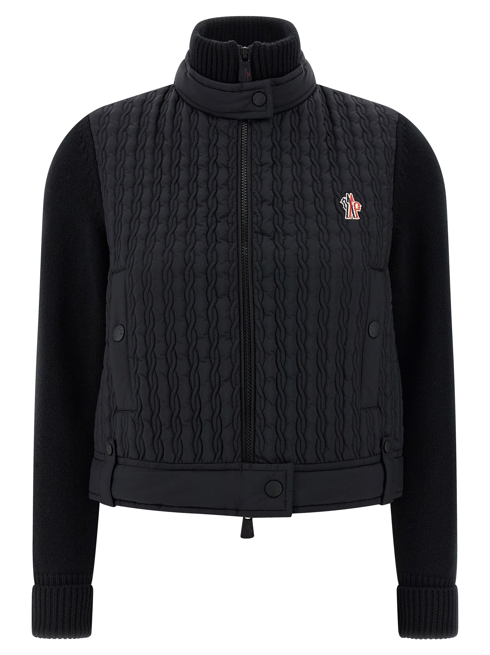 Black Polyamide Cardigan