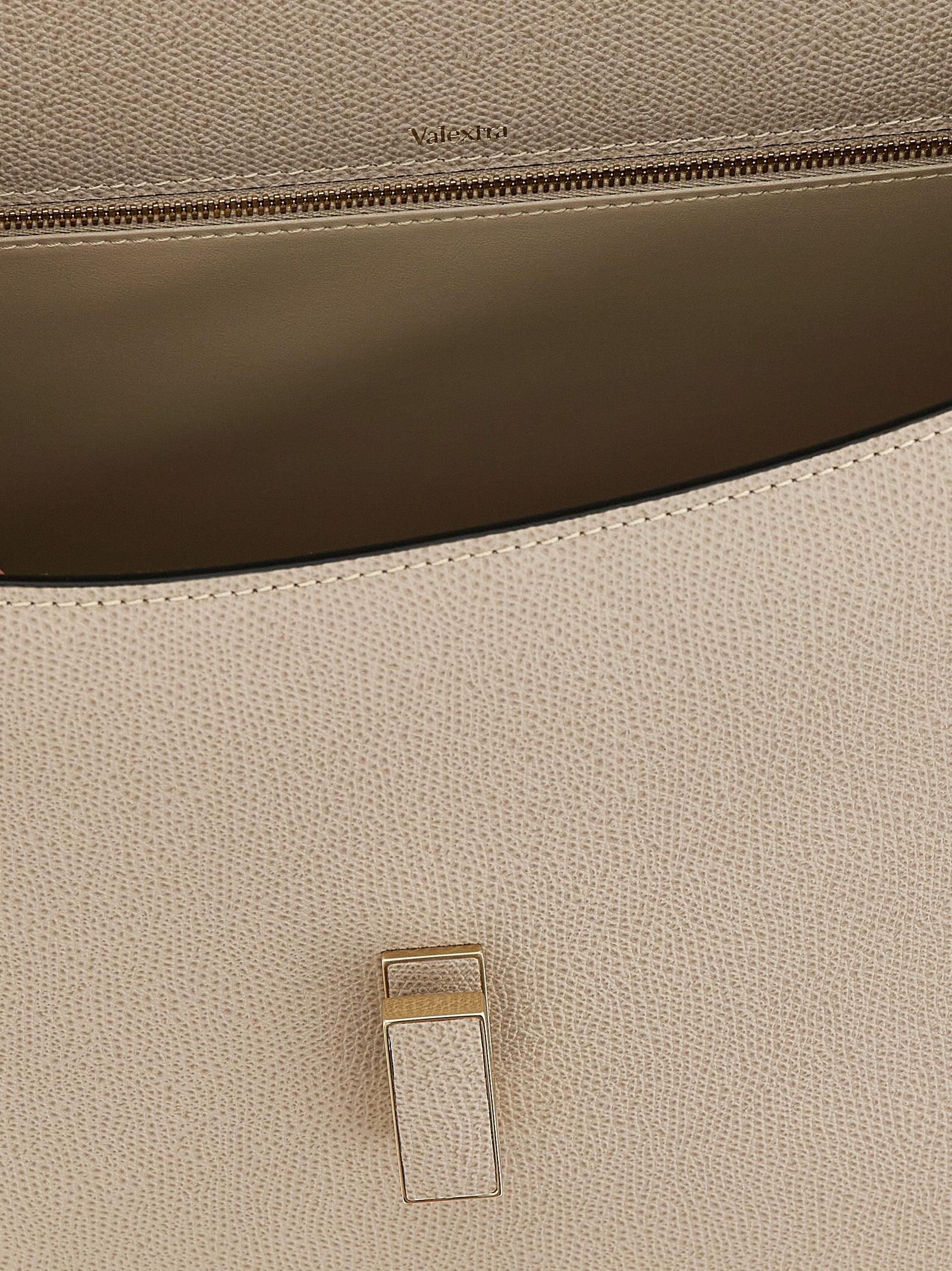 Beige Calfskin Handbag