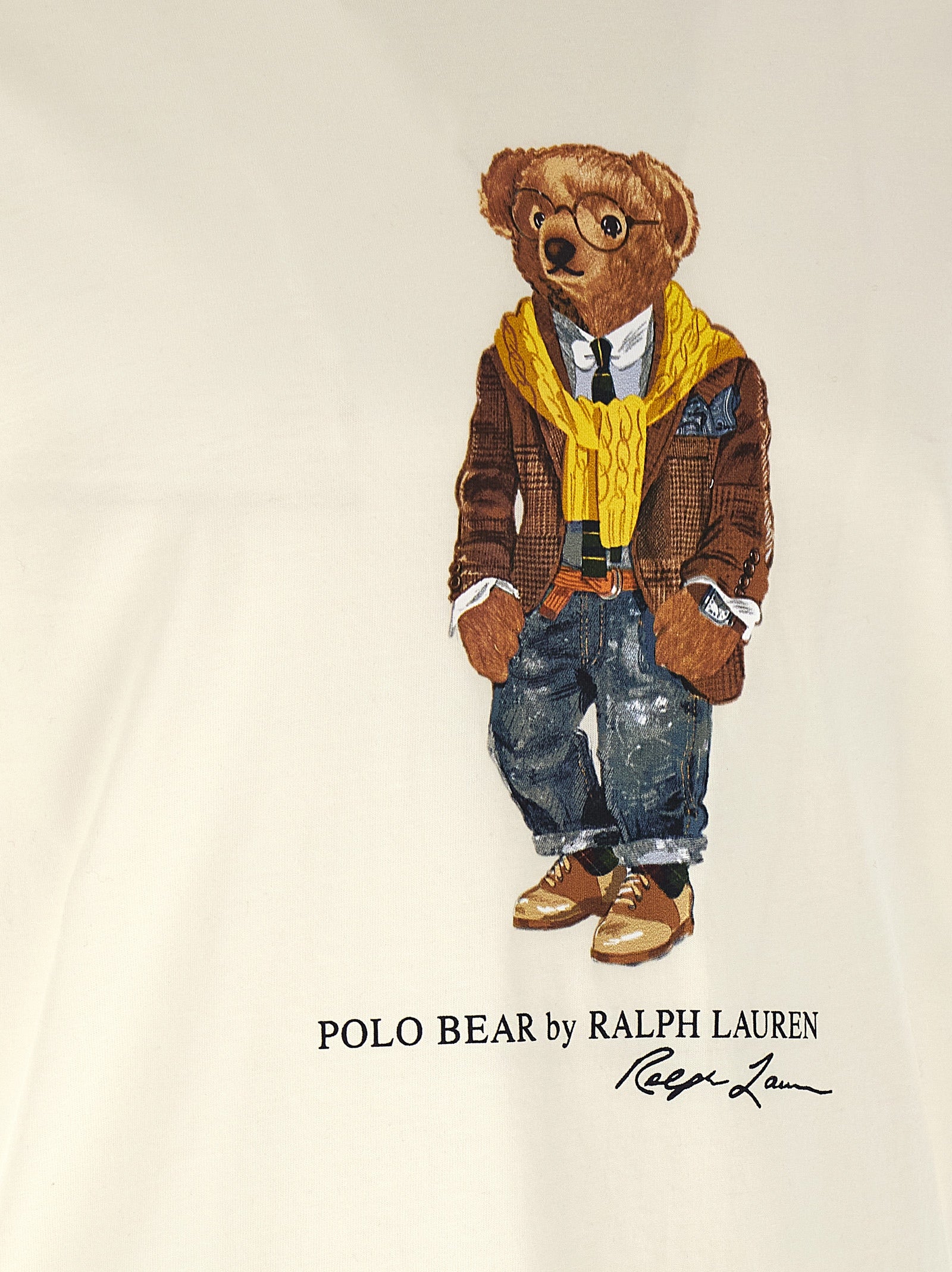 Polo Ralph Lauren Hvit T-skjorte i bomull