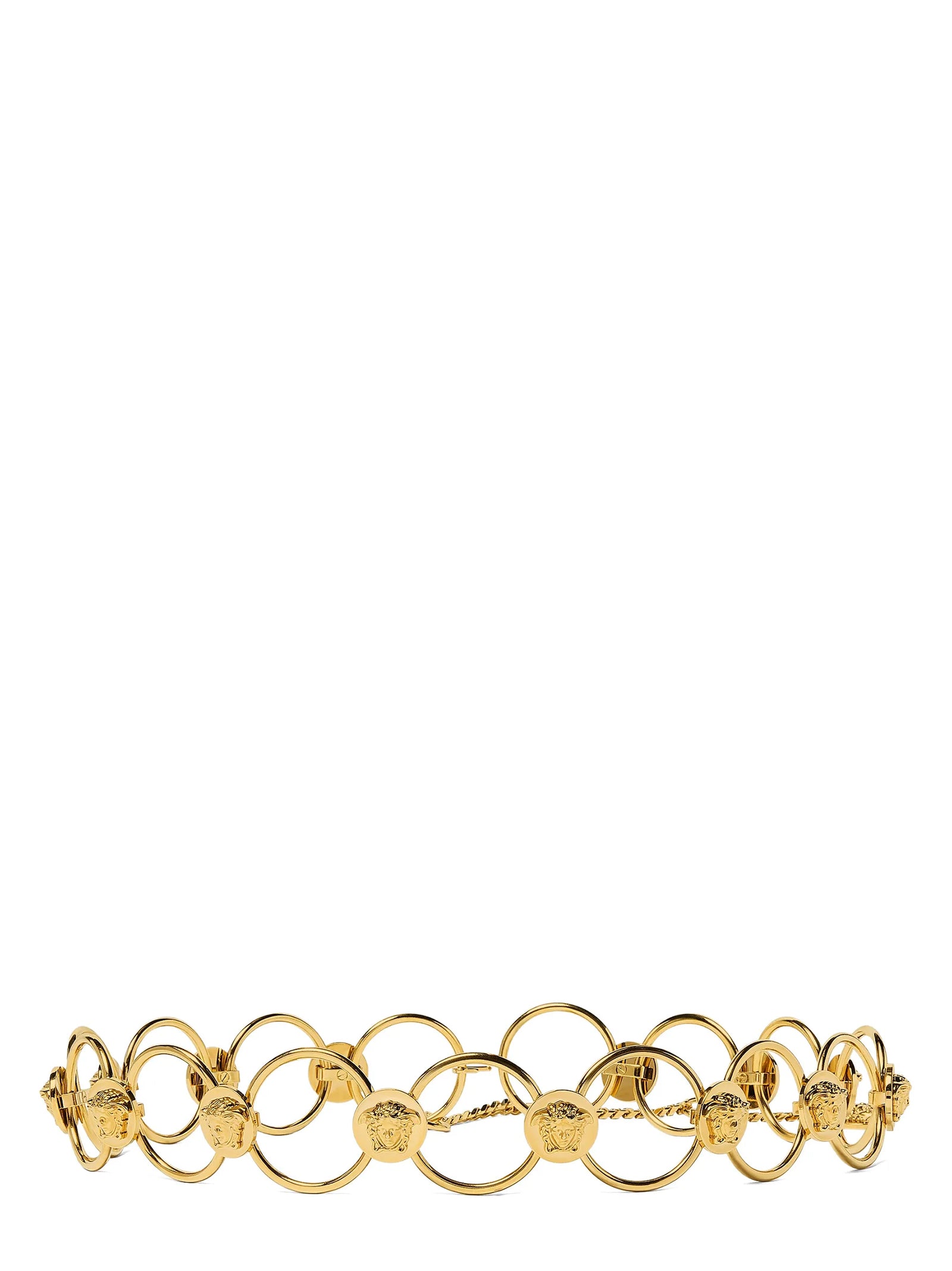 Cinturón Versace de latón dorado