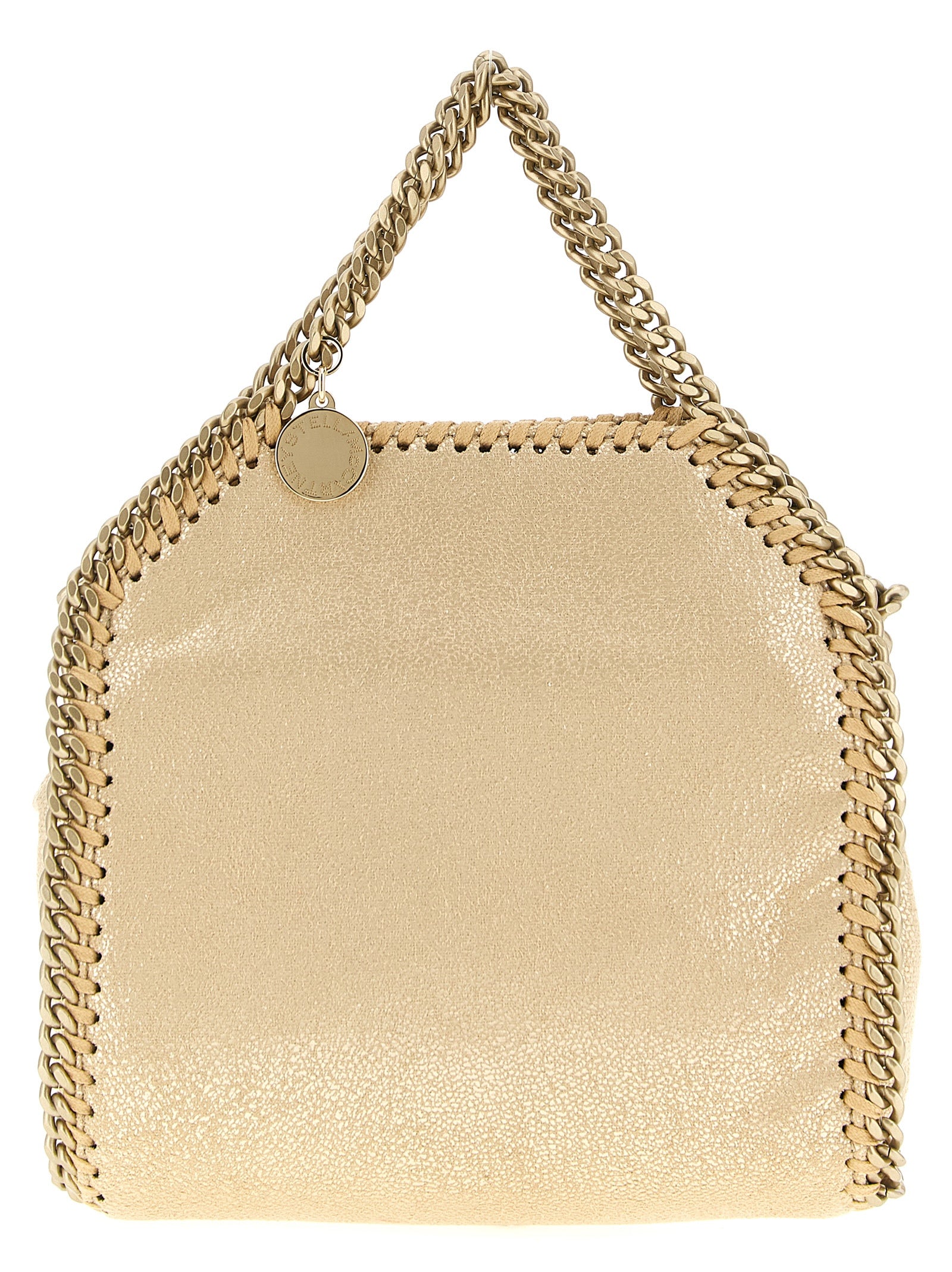 Gold Polyester Handbag