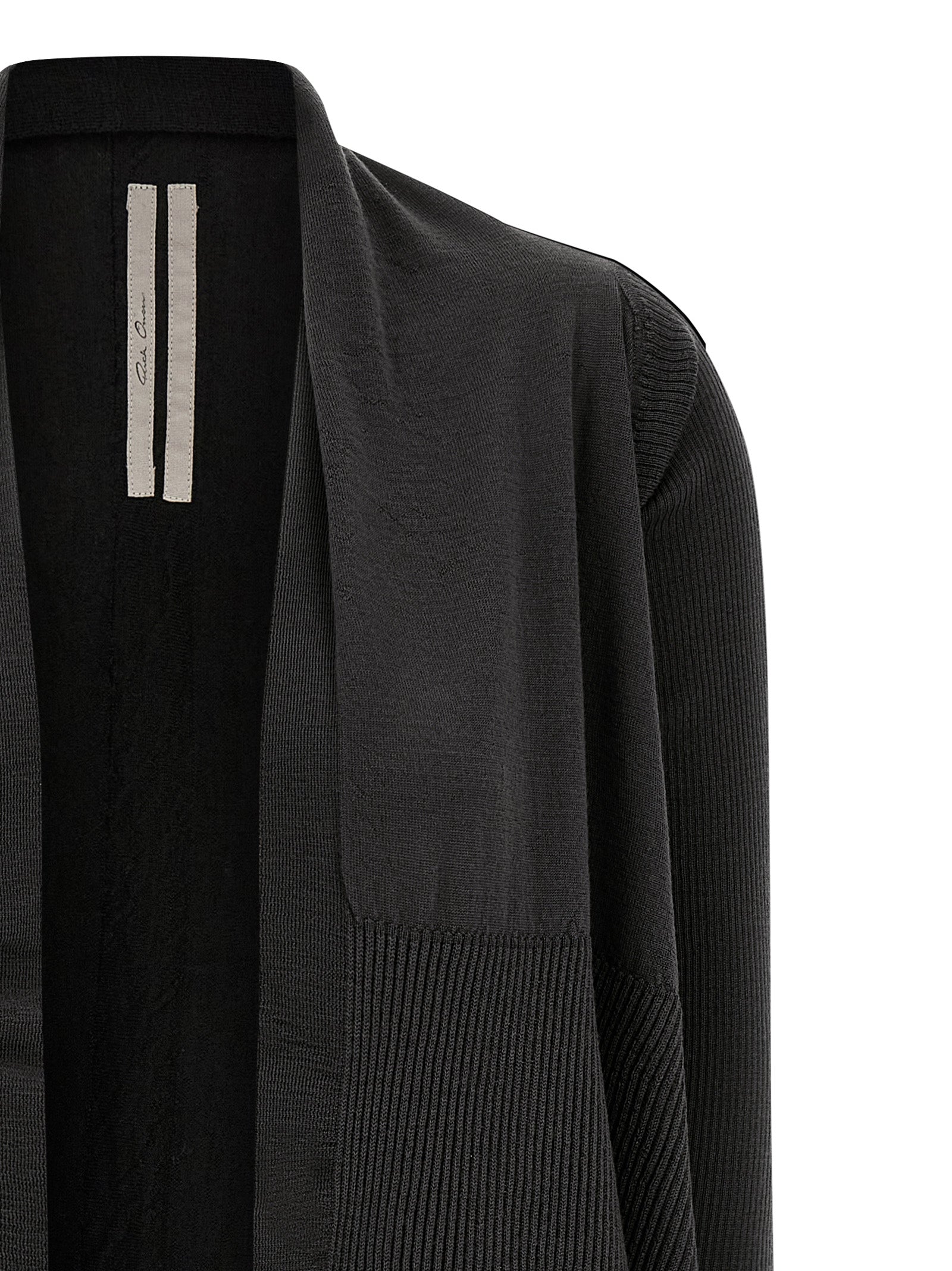Black Wool Cardigan