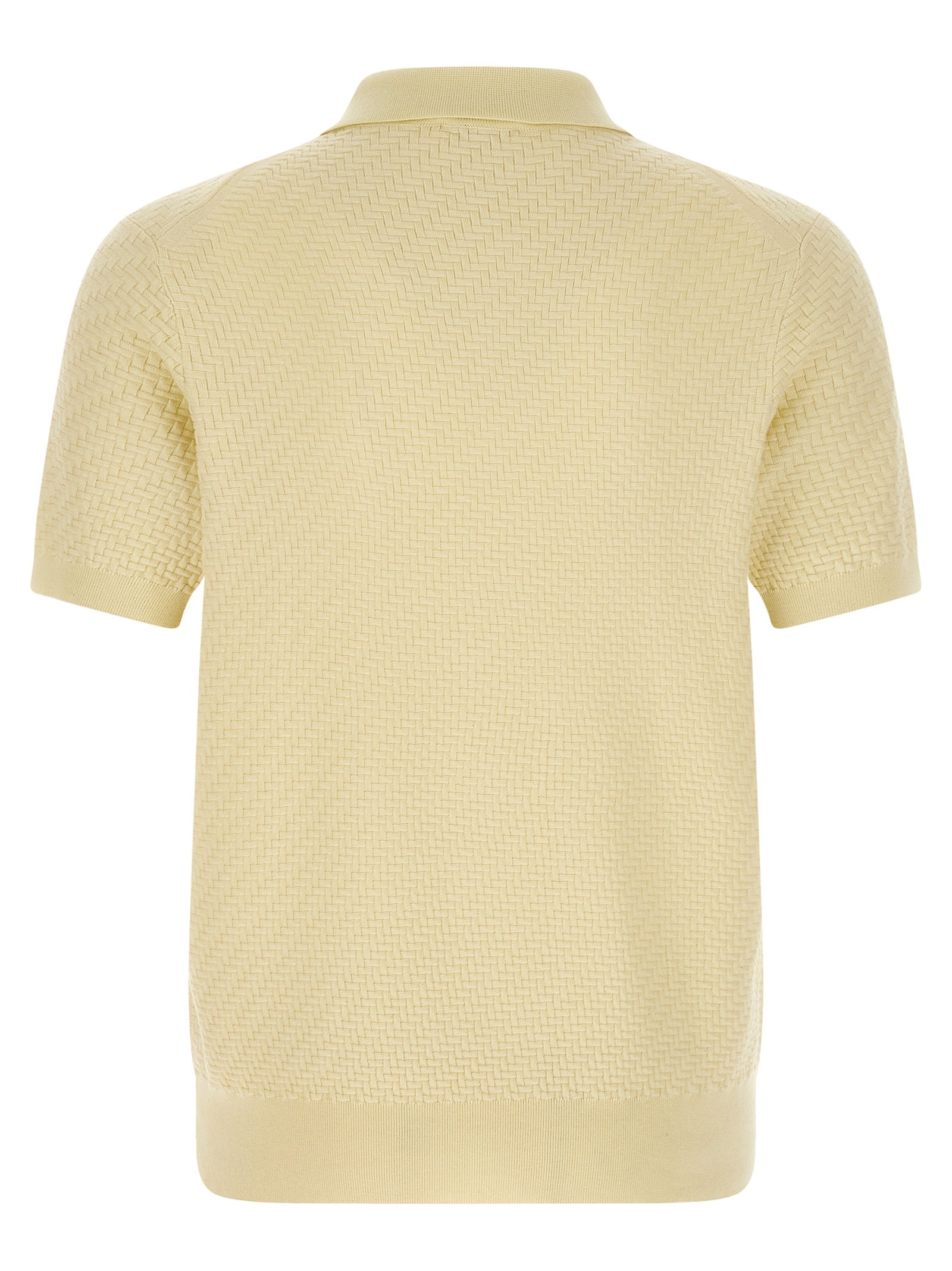 Bicolor Cotton Polo Shirt