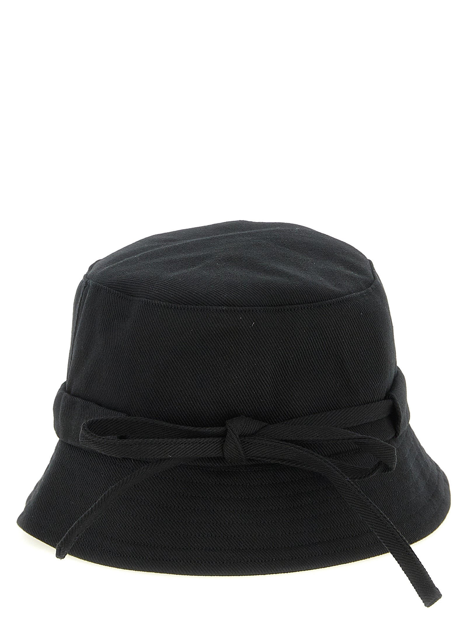 Black Cotton Bucket Hat