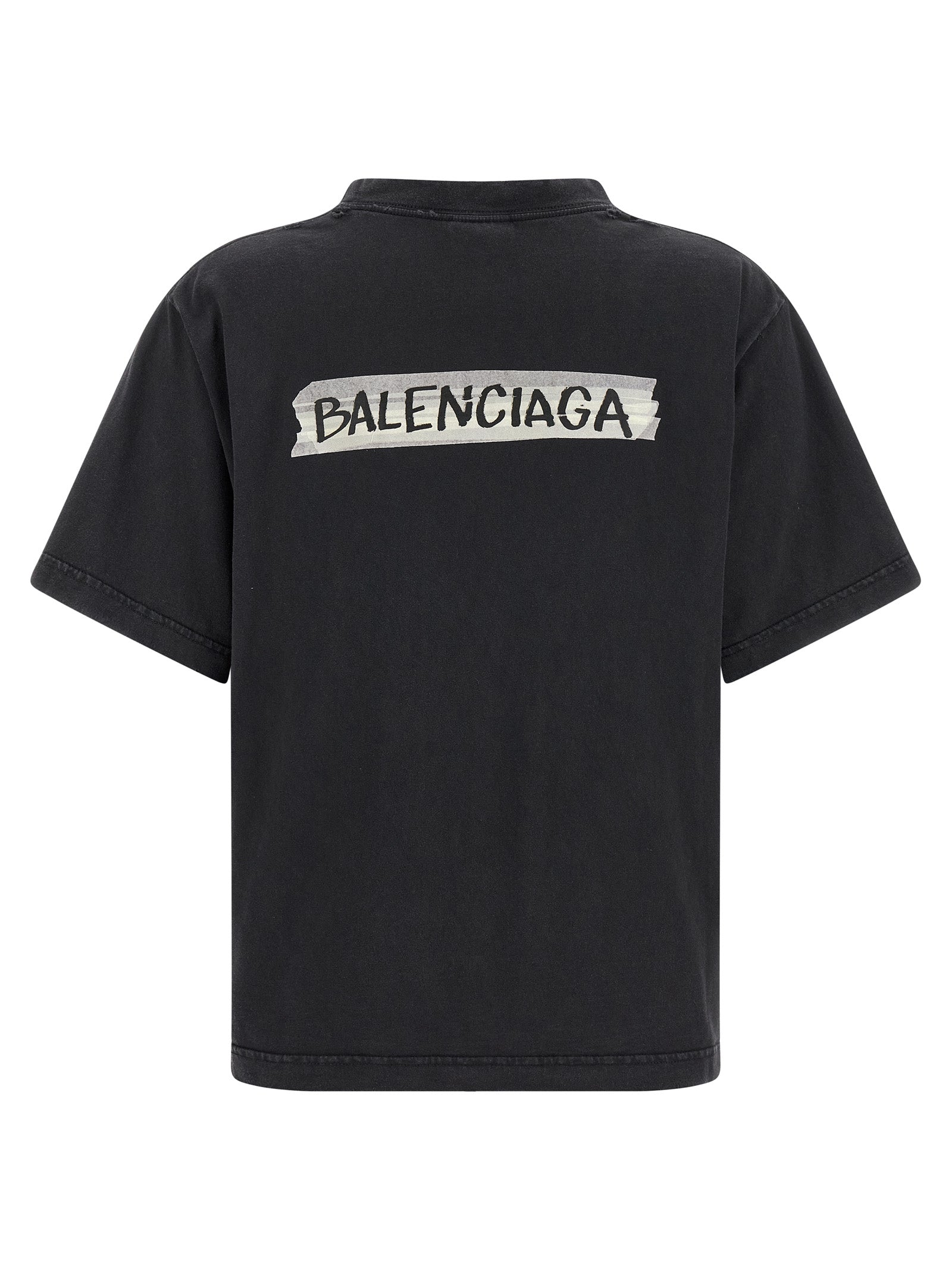 Black Cotton T-Shirt